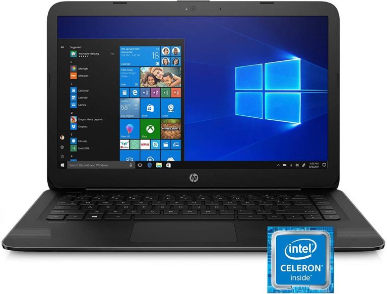 hp stream 14 cb159nr 14 inch laptop intel celeron n4000 4 gb ram 64 gb emmc windows 10 home in s mode jet black